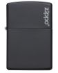 Slika Zippo 218ZL Matte Black Zippo Logo upaljač