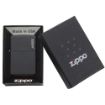 Slika Zippo 218ZL Matte Black Zippo Logo upaljač