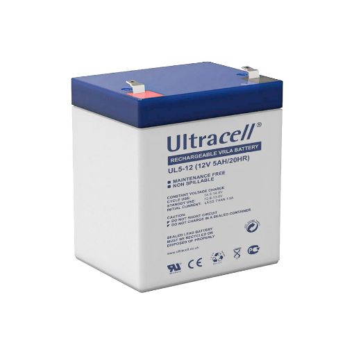 Slika Ultracell UL5-12 F1 12V 5Ah VRLA stacionarni akumulator