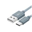 Slika Xwave USB kabl TIP-C/USB 3.0(tip A-muski)-USB 3.1 (TIP C-muski)/duzina2m/3A/Aluminium/tamno sivi upleten