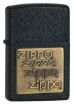 Slika Zippo 362 Black Crackle Gold Zippo Logo upaljač