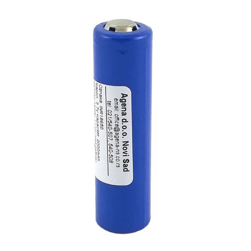 Slika INR18650 3.7V 2000mAh Li-ion punjiva baterija sa elektronskom zaštitom