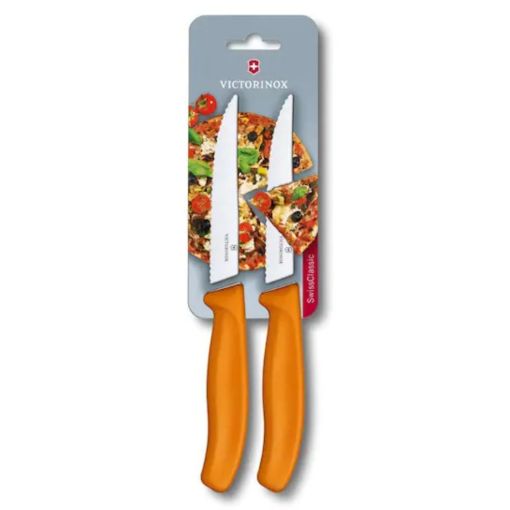Slika Victorinox 6.7936.12L9B 2/1 Steak&Pizza 12cm narandžasti nož