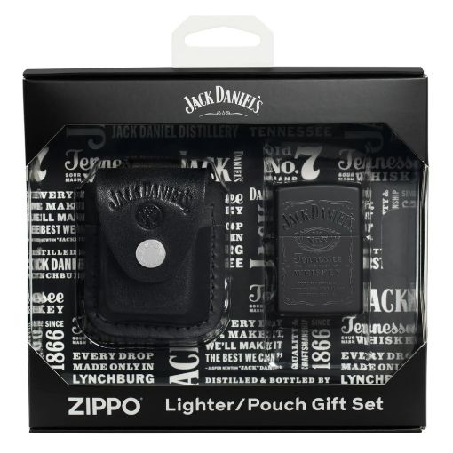 Slika Zippo 48460 Gift Set Jack Daniels upaljaa + torbica