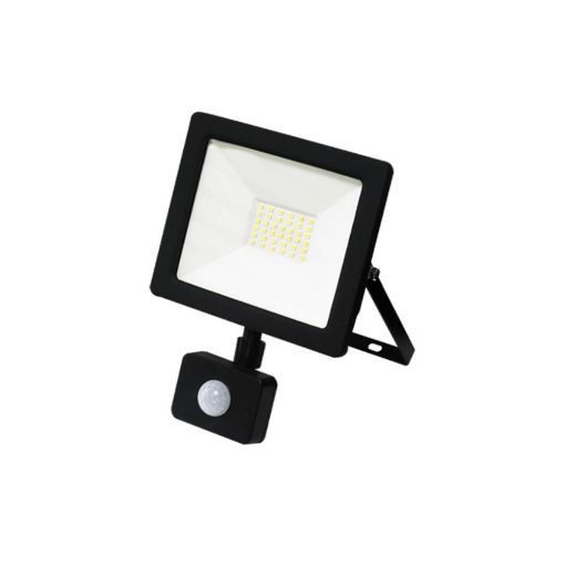 Slika Xled 30W, 6500K,2400Lm,IP65, AC220-240V led reflektor sa PIR senzorom