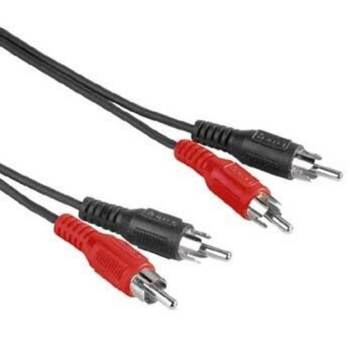 Slika Hama 30457 Audio Kabl 2x činč(muški) - 2x činč(muški) 2.5M