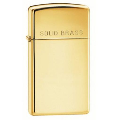 Slika Zippo 1654B Solid Brass Slim upaljač