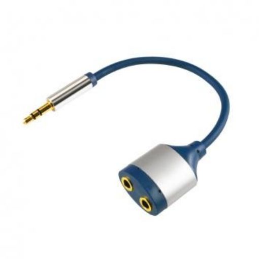Slika Adapter AC16M 3,5mm st.utik.-2x3,5mm st utic.15cm