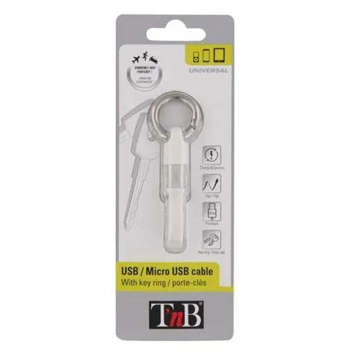 Slika TnB CBMUSBKEYWH USB beli kabel