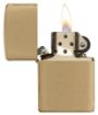 Slika Zippo 204B Regular Brushed Brass Plain upaljač
