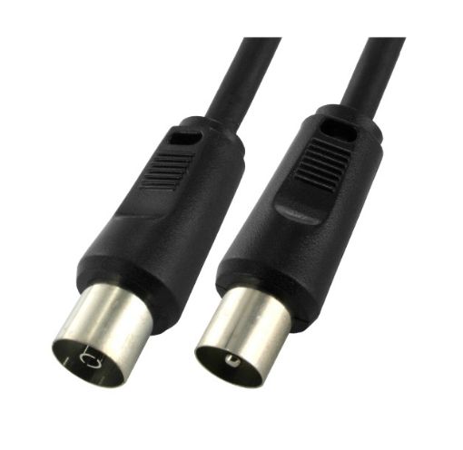 Slika N/A RF1/BK antenski produžni kabel crni 1.5m