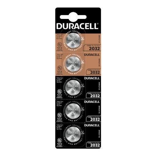 Slika Duracell CR2032 1/5 3V litijumska baterija