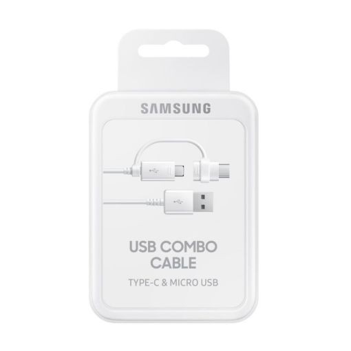 Slika Samsung EP-DG930-DWE Micro Usb kabl sa Tip C adapterom beli