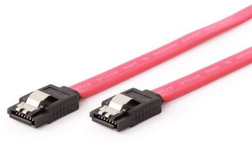 Slika Gembird CC-SATAM-DATA-0.3M Metal clips, Serial ATA data kabl flat 0,3m