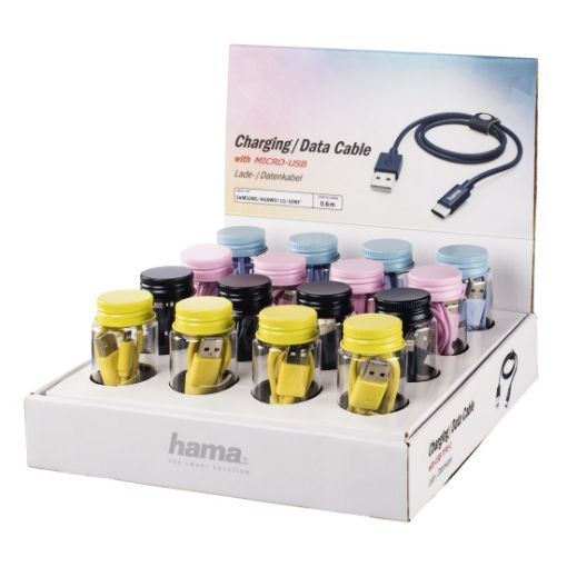Slika Hama 183210 kabl za punjenje i prenos podataka Micro-USB, 0.6m