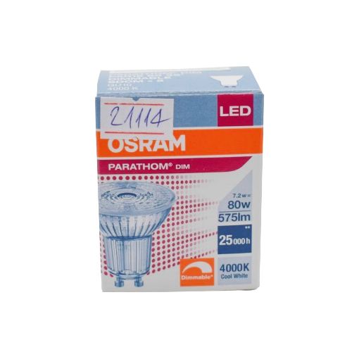Slika Osram PARATHOM GLASS ADV 168036 GU10 7,2W/840 230V LED sijalica