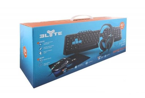 Slika TnB COMBOGAME2 SET 4U1 tastatur,slušalice,miš, podloga