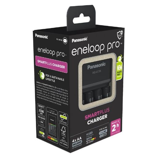Slika Panasonic eneloop K-KJ55HCD40E BQ-CC55E + 4 AA 2500mAh (2h) punjač baterija