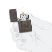 Slika Zippo 48569 Black Ice Armor Flame Pattern upaljač