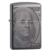 Slika Zippo 49025 Black Ice Currency Design upaljač