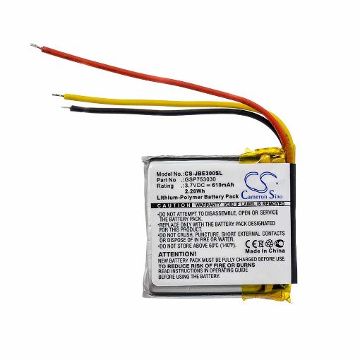 Slika Cameron Sino CS-JBE300SL 3.7V 610mAh Li-Polymer baterija za bežične slušalice JBL Everest Elite 300 GSP753030