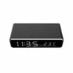 Slika Gembird DAC-WPC-01 digitalni sat + alarm sa bežičnim punjenjem telefona, Black