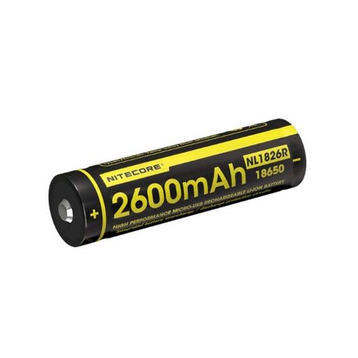 Slika Nitecore NL1826R USB-C 3.7V 2600mAh Li-ion punjiva baterija sa zaštitnom elektronikom