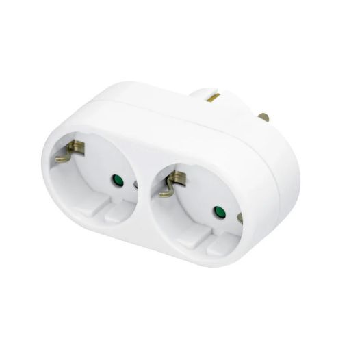 Slika Prosto NV22/WH-P 250 V/16 A/ 3680 W strujni razdelnik sa 2 utičnice