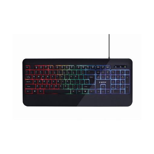 Slika Gembird Rainbow KB-UML-03 US layout USB multimedijalna tastatura sa pozadinskim osvetljenjem