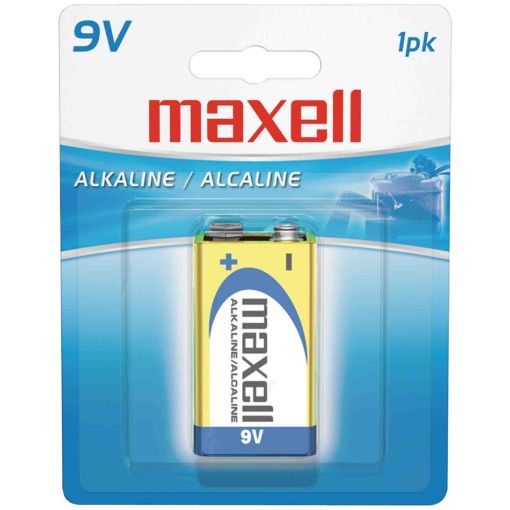 Slika Maxell 9V 6LR61 alkalna baterija