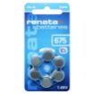 Slika Renata ZA 675 1.4V 1/6 baterija za slušni aparat