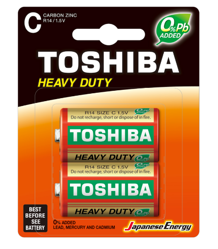 Slika Toshiba HEAVY DUTY R14 1/2 1.5V baterija