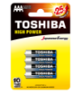 Slika Toshiba HIGH POWER LR03 1/4 1.5V alkalna baterija