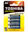 Slika Toshiba HIGH POWER LR6 1/4 1.5V alkalna baterija