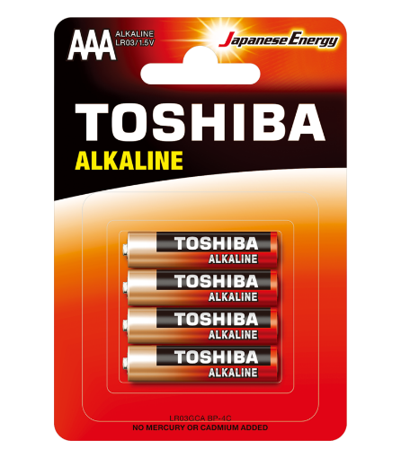 Slika Toshiba ALKALINE LR03 1/4 1.5V alkalna baterija