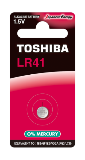 Slika Toshiba LR41 1/1 1.5V alkalna baterija