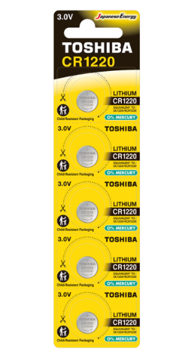 Slika Toshiba CR1220 1/5 3V litijumska baterija