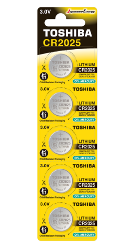 Slika Toshiba CR2025 1/5 3V litijumska baterija