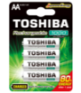 Slika Toshiba AA 1/4 1.2V 1000mAh Ni-MH Charged Ready To Use punjiva baterija
