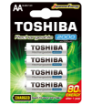Slika Toshiba AA 1/4 1.2V 2000mAh Ni-MH Charged Ready To Use punjiva baterija