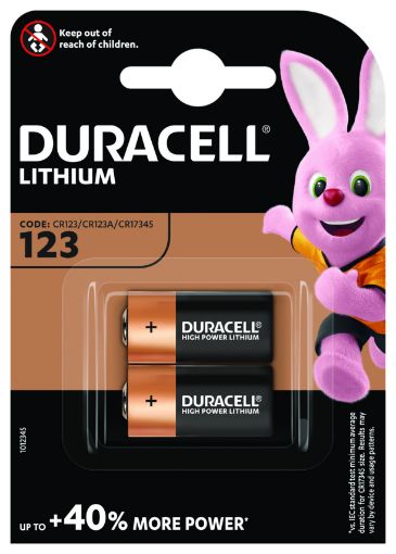 Slika Duracell CR123 3V 1/2 litijumska baterija