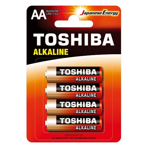 Slika Toshiba ALKALINE LR6 1/4 1.5V alkalna baterija