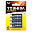 Slika Toshiba HIGH POWER LR6 1/4 1.5V alkalna baterija