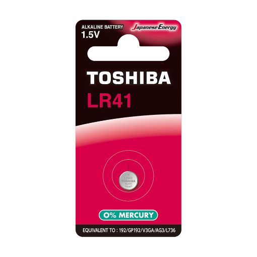 Slika Toshiba LR41 1/1 1.5V alkalna baterija