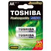 Slika Toshiba AA 1/2 1.2V 2600mAh Ni-MH Charged Ready To Use punjiva baterija