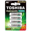 Slika Toshiba AA 1/4 1.2V 1000mAh Ni-MH Charged Ready To Use punjiva baterija