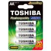 Slika Toshiba AA 1/4 1.2V 2600mAh Ni-MH Charged Ready To Use punjiva baterija
