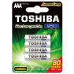 Slika Toshiba AAA 1/4 1.2V 950mAh Ni-MH Charged Ready To Use punjiva baterija
