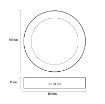Slika Prosto LNP-O12/W 12W, 6500K LED okrugla nadgradna svetiljka