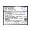 Slika Cameron Sino CS-HYD400BL 3.8V 4000mAh Li-Polymer punjiva baterija za barkod skener Honeywell EDA50, 50129589-001
